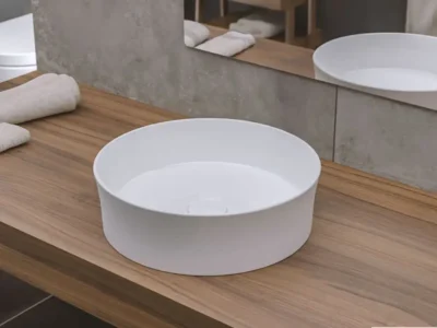 Επιτραπέζιος νιπτήρας μπάνιου Elvira 34780-300 38x38cm.