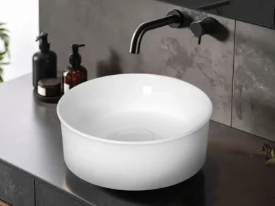 Επιτραπέζιος νιπτήρας μπάνιου Alira 2060-300 38x38cm.