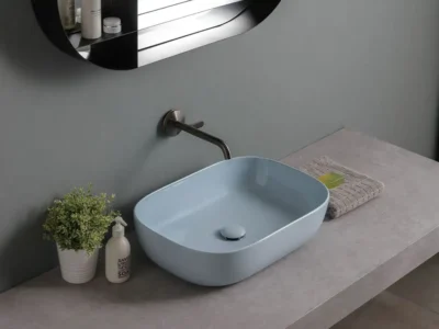 Επιτραπέζιος νιπτήρας μπάνιου Glam Glossy Air 1804-620 56x39cm, χωρίς υπερχείλιση.