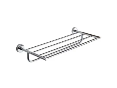 Ραφιέρα πετσετών επιτοίχιας τοποθέτησης Uno Chrome 9626 60cm.