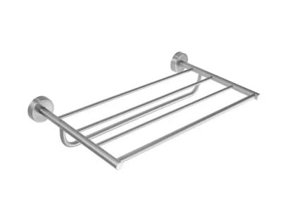 Ραφιέρα πετσετών επιτοίχιας τοποθέτησης Uno Inox 962699 60cm.