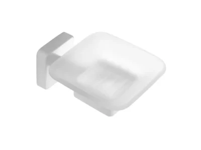 Σαπουνοθήκη επίτοιχης τοποθέτησης Quattro 430166 White Matt.