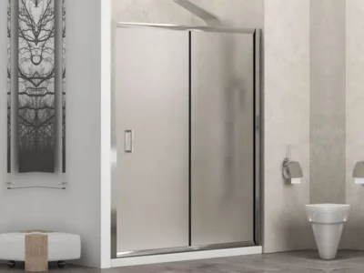 Καμπίνα ντουζιέρας από Τοίχο σε Τοίχο με Frost Κρύσταλλο ασφαλείας Flora N-500 FR 100 cm.