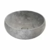 Επιτραπέζιος πέτρινος νιπτήρας μπάνιου Arlo Tundra Grey DB-42-423 Φ42cm.