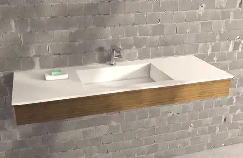 Νιπτήρες μπάνιου Solid Surface ειδικής κατασκευής.